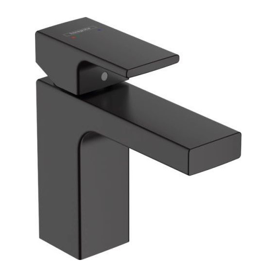 Смеситель для раковины Hansgrohe Vernis Shape 71561670, черный матовый - фото 