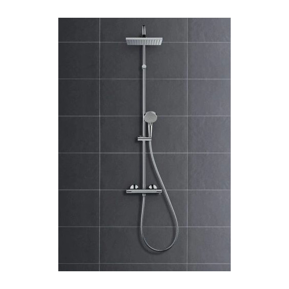 Душевая стойка с термостатом Hansgrohe Vernis Shape Showerpipe 230 1jet 26286000 - фото 2