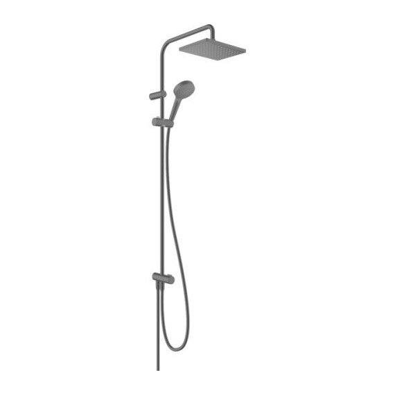Душевая стойка Hansgrohe Vernis Shape Showerpipe 230 1jet Reno 26282670, черный матовый - фото 