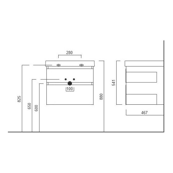 Тумба подвесная с раковиной Kerama Marazzi Cubo 70 см CU.70\LIM, лимо - фото, картинка 4 Тумба подвесная с раковиной Kerama Marazzi Cubo 70 см CU.70\LIM, лимо - фото 4
