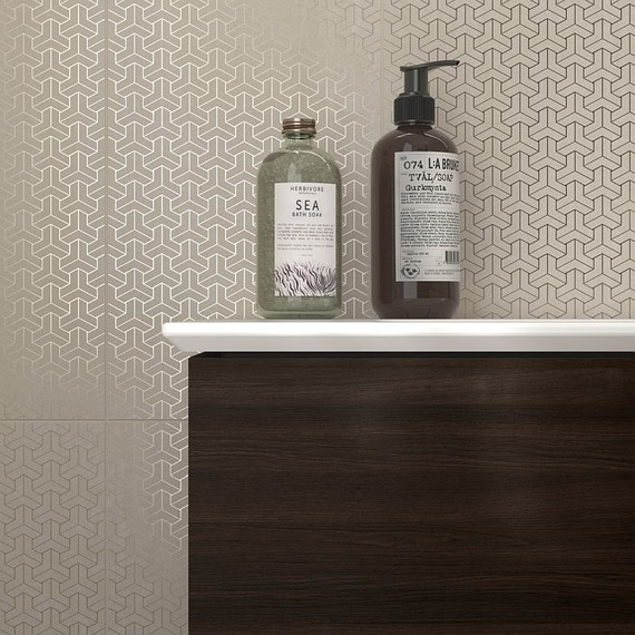 Тумба подвесная с раковиной Kerama Marazzi Piano 85 см PI.85\OLM, дымчатый вяз - фото 4