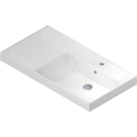 Тумба подвесная с раковиной Kerama Marazzi Cubo 90 см CU.90Rh\LIM, лимо/метц - фото, картинка 2 Тумба подвесная с раковиной Kerama Marazzi Cubo 90 см CU.90Rh\LIM, лимо/метц - фото 2