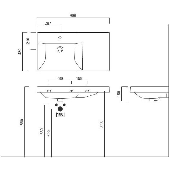 Тумба подвесная с раковиной Kerama Marazzi Cubo 90 см CU.90Lh\LIM, лимо/метц - фото, картинка 4 Тумба подвесная с раковиной Kerama Marazzi Cubo 90 см CU.90Lh\LIM, лимо/метц - фото 4