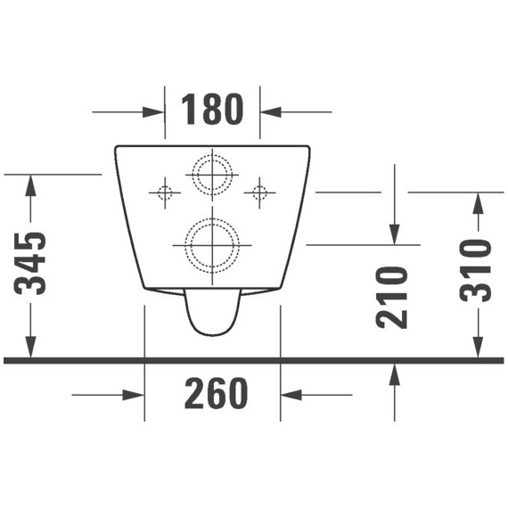 Унитаз подвесной Duravit D-Neo Rimless 2587090000 - фото 10