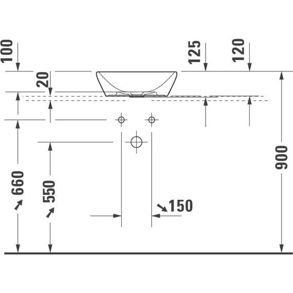 Раковина-чаша Duravit D-Neo 40 см 2371400070 - фото 4