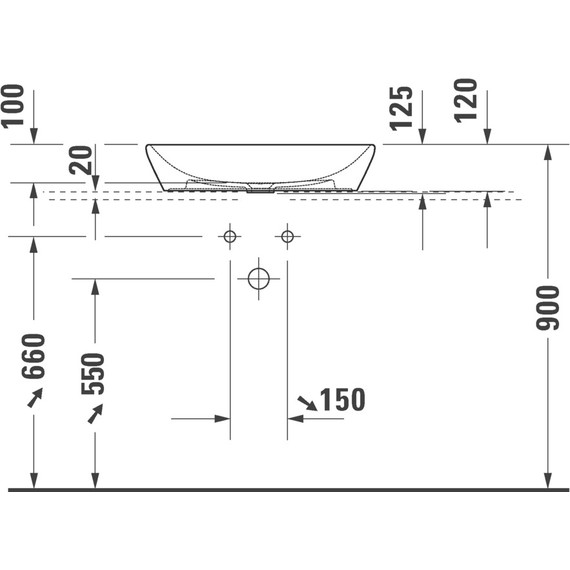 Раковина-чаша Duravit D-Neo 60 см 2372600070 - фото 5