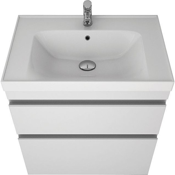 Тумба напольная с раковиной Dreja Grace Plus 70 см 99.0905, белый глянец - фото 5