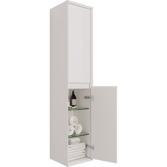 Пенал подвесной Dreja Insight 35 см 99.9201, белый глянец - фото 7