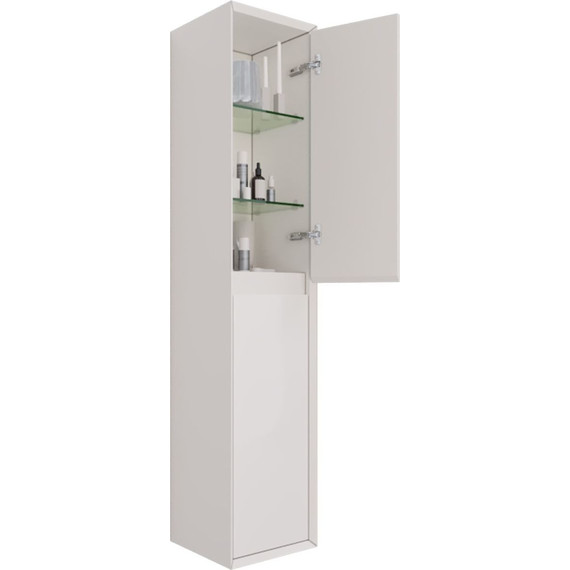 Пенал подвесной Dreja Insight 35 см 99.9201, белый глянец - фото 8