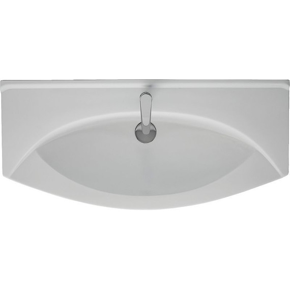 Тумба напольная с раковиной Dreja Laguna Plus 105 см 99.0108, белый глянец (раковина Лагуна) - фото 13