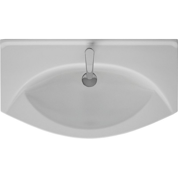 Тумба подвесная с раковиной Dreja Laguna 85 см 99.0103, белый глянец - фото 6