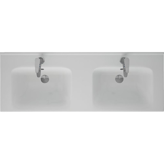 Тумба подвесная с раковиной Dreja W 125 см 99.9400, белый глянец - фото 21