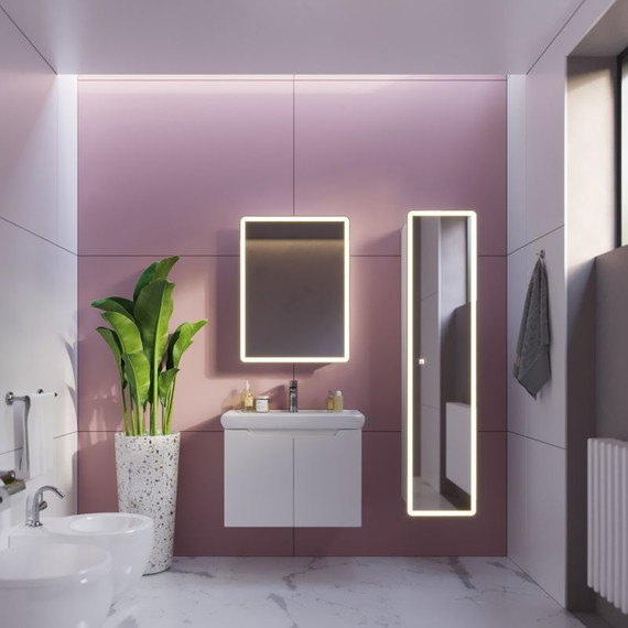 Зеркало-шкаф Dreja Point Led 60 см 99.9032, белый глянец - фото 8