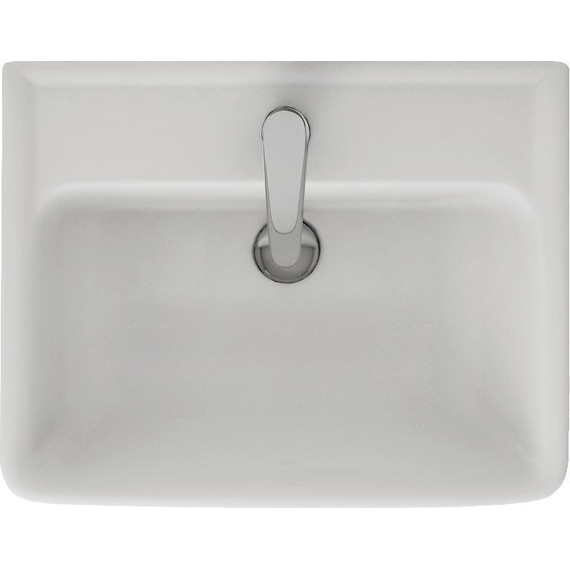 Тумба подвесная с раковиной Dreja Q 55 см 99.0007, белый глянец - фото 7