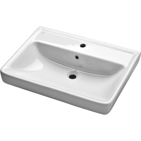 Тумба напольная с раковиной Dreja Q Plus 60 см 99.1004, белый глянец - фото 13