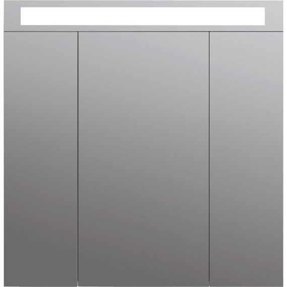 Зеркало-шкаф Dreja Uni Led 80 см 99.9003, белый глянец - фото 2