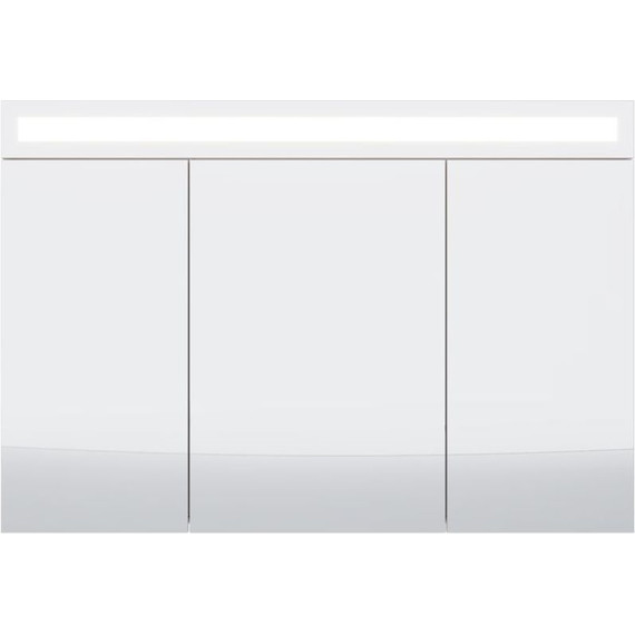Зеркало-шкаф Dreja Uni Led 120 см 99.9013, белый глянец - фото 3