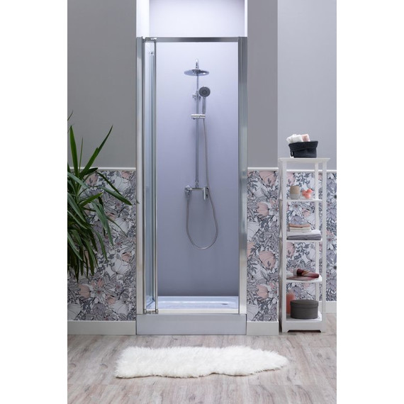 Душевая дверь Aquanet Alfa NAA6422 80 см, хром/прозрачное - фото 6