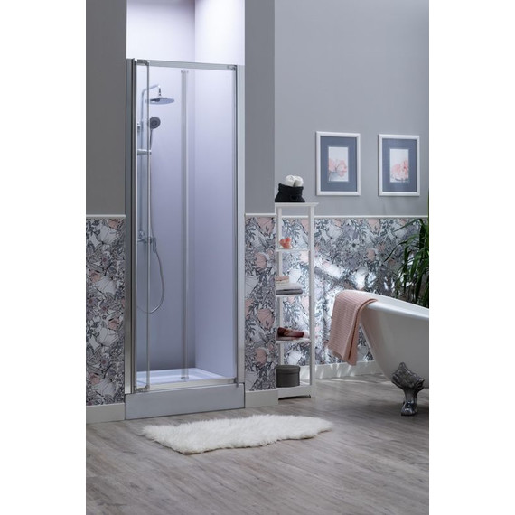 Душевая дверь Aquanet Alfa NAA6422 80 см, хром/прозрачное - фото 7