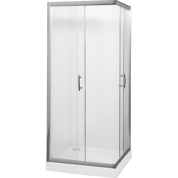 Душевое ограждение Aquanet Alfa Cube NAA1142 90x90 см, хром/прозрачное - фото 3