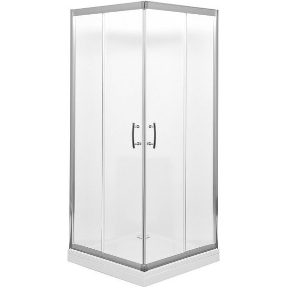 Душевое ограждение Aquanet Alfa Cube NAA1142 100x100 см, хром/прозрачное - фото 4