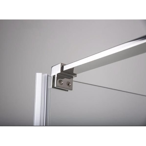 Душевое ограждение Aquanet Beta NWD1231 140х80 см (стекло 8 мм), хром/прозрачное L - фото 5