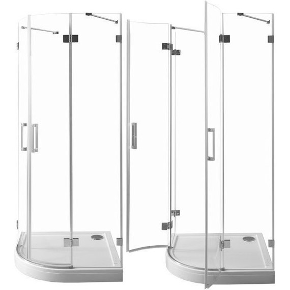 Душевое ограждение Aquanet Beta NWD2242 100 см (стекло 8 мм), хром/прозрачное - фото 4