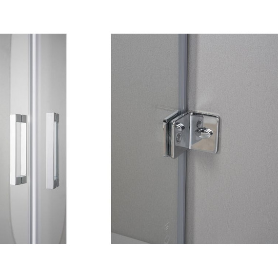 Душевое ограждение Aquanet Beta NWD2242 100 см (стекло 8 мм), хром/прозрачное - фото 5