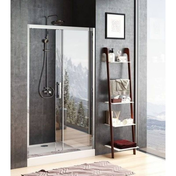 Душевая дверь Aquanet Delta NPE6121 150 см (стекло 8 мм), хром/прозрачное - фото 3