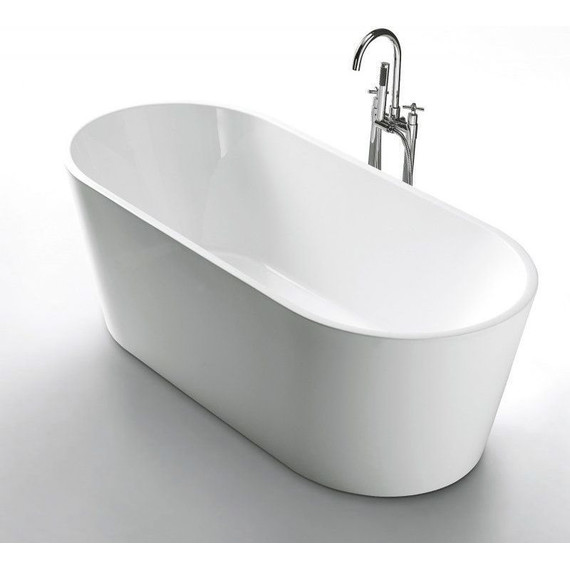 Ванна отдельностоящая BelBagno BB202-1500-750 150х75 см, Размер - мм: 1500х750 - фото 