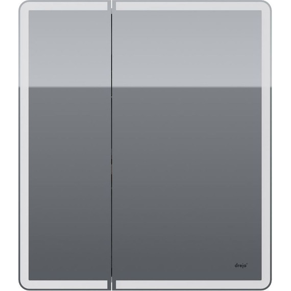 Зеркало-шкаф Dreja Point Led 70 см 99.9033, белый глянец - фото 2