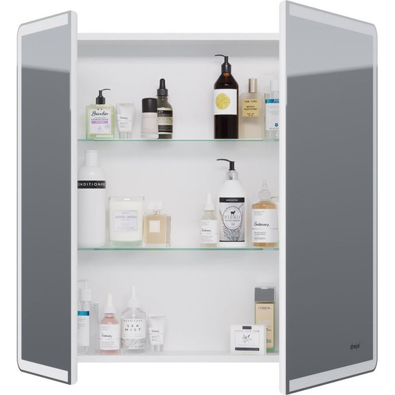 Зеркало-шкаф Dreja Point Led 80 см 99.9034, белый глянец - фото 6