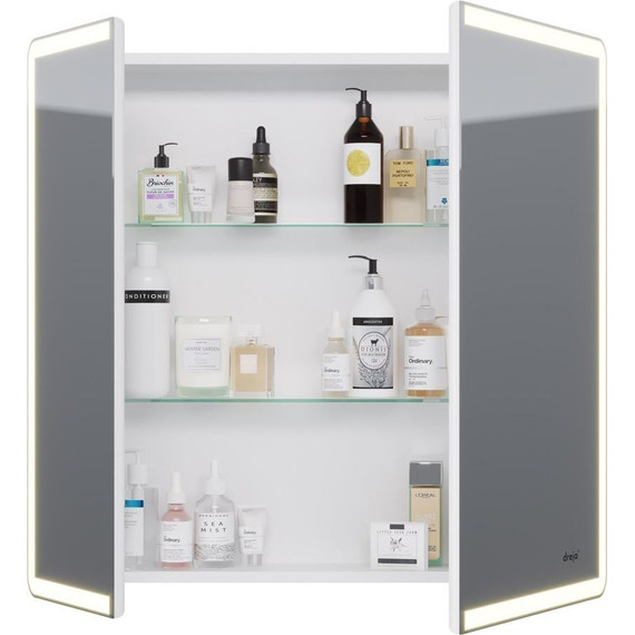 Зеркало-шкаф Dreja Point Led 80 см 99.9034, белый глянец - фото 7