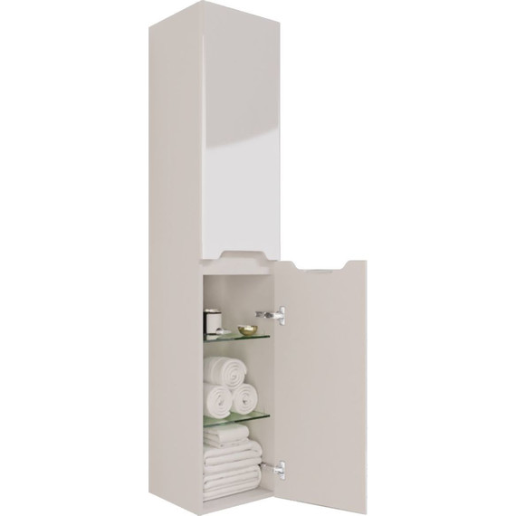 Пенал подвесной Dreja QL 35 см 99.0009, белый глянец - фото 9