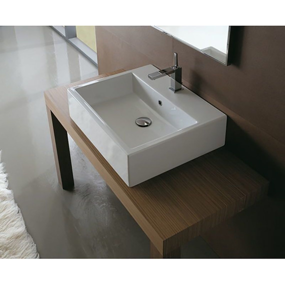 Раковина подвесная Globo Classic 60 см SCQ61.BI*0 - фото, картинка 2 Раковина подвесная Globo Classic 60 см SCQ61.BI*0 - фото 2