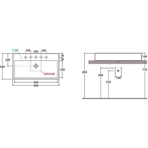 Раковина-чаша Globo Classic 90 см SCQ91.BI*0 - фото, картинка 2 Раковина-чаша Globo Classic 90 см SCQ91.BI*0 - фото 2