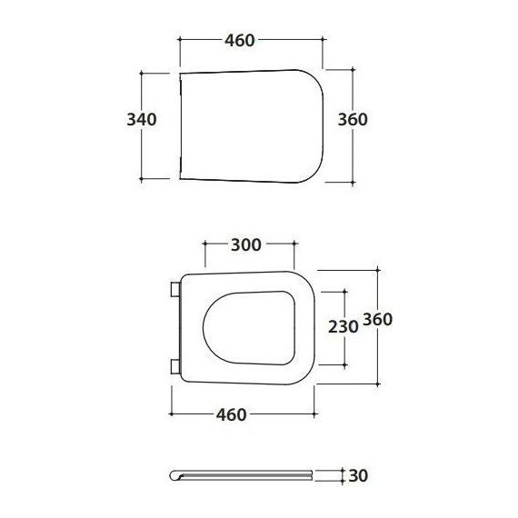 Сиденье с крышкой для унитаза Globo Stone микролифт ST022.AR/cr, черный матовый - фото 2