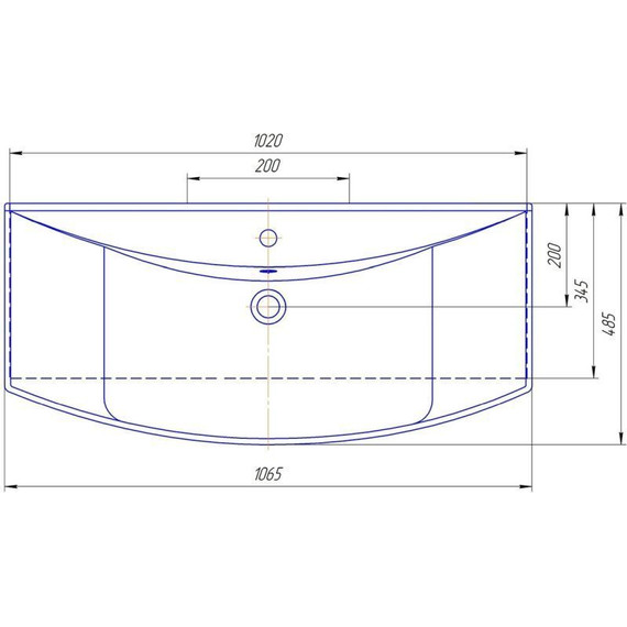 Тумба напольная с раковиной Aqwella Барселона 105 см BА0110К, б/к (раковина Стиль) - фото 9