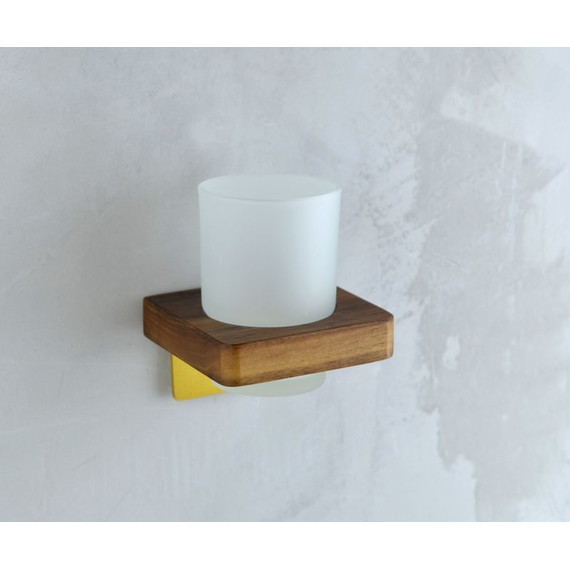 Стакан для зубных щеток Bronze de luxe Forest 10704G , цвет орех/золото матовое - фото 2