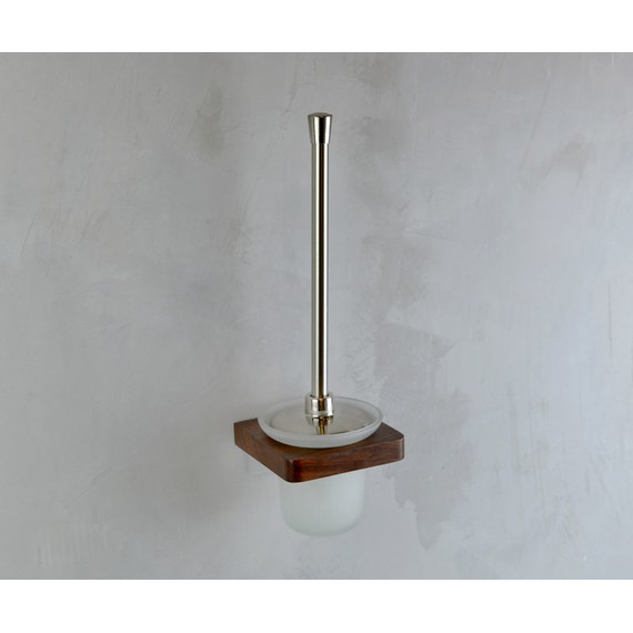 Ёршик для унитаза Bronze de luxe Forest 10706C, цвет орех/хром матовый - фото 2