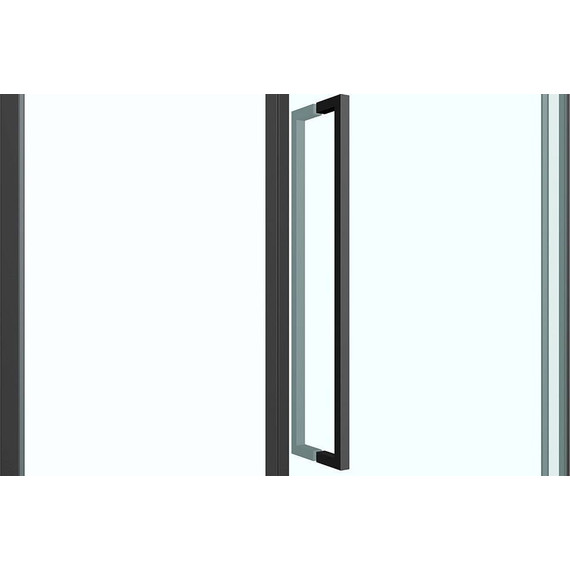 Душевое ограждение Abber Ewiges Wasser 90х90 см AG05090B, черный/прозрачное - фото 7