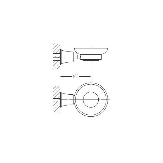 Мыльница Cezares Liberty CZR-F-8987 - фото 2