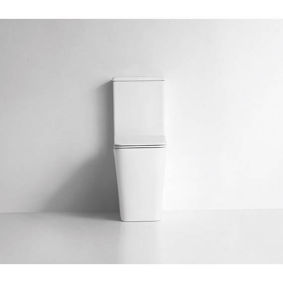 Унитаз-компакт CeramaLux Rimless NS-2170 с крышкой микролифт, Цвет производителя: белый - фото 8