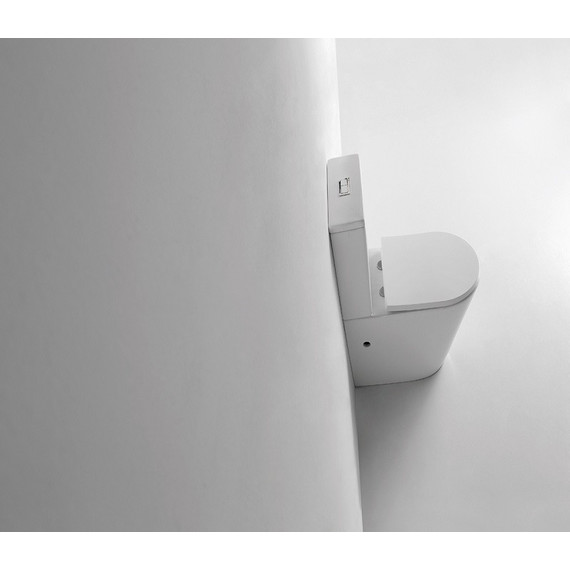 Унитаз-компакт CeramaLux Rimless NS-2178 с крышкой микролифт (арматура Geberit) - фото 8