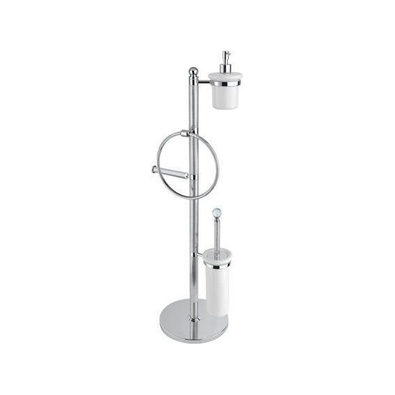 Стойка с держателем и ёршиком Cezares Olimp OLIMP-WBD-01-Sw - фото 