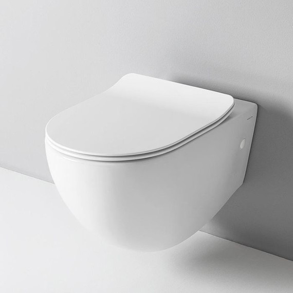 Унитаз подвесной безободковый ArtCeram File 2.0 FLV004 05 30, белый матовый - фото 4