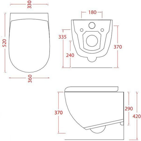 Унитаз подвесной безободковый ArtCeram File 2.0 FLV004 17 30, чёрный матовый, Цвет производителя: чёрный матовый - фото, картинка 4 Унитаз подвесной безободковый ArtCeram File 2.0 FLV004 17 30, чёрный матовый, Цвет производителя: чёрный матовый - фото 4