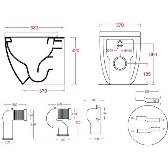 Унитаз приставной безободковый ArtCeram File 2.0 FLV005 01 30 - фото 2
