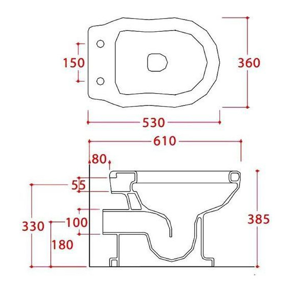 Унитаз приставной ArtCeram Hermitage HEV002 01 00 - фото 5
