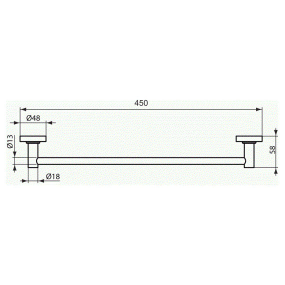 Держатель для полотенец Ideal Standard Silk Black IOM A9117XG, черный матовый - фото 4